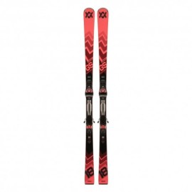 Volkl Racetiger Gs + Attacchi Rm3 12 Gw Rosso Nero - Sci Uomo