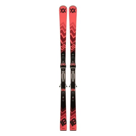 Volkl Racetiger Gs + Attacchi Rm3 12 Gw Rosso Nero - Sci Uomo