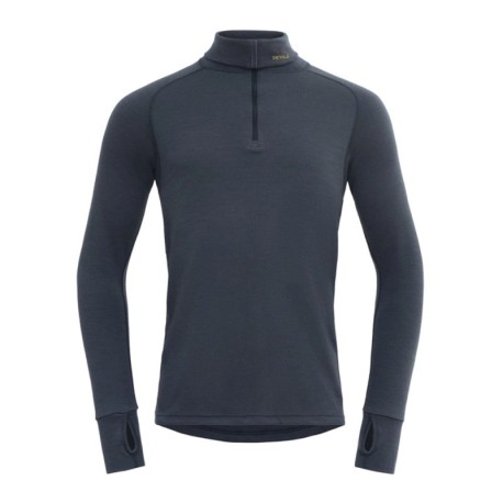 Devold Maglia Termica Trekking Expedition Zip Neck Merino 235 Blu Night Uomo