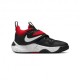 Nike Team Hustle D 11 Nero Rosso - Scarpe Basket Bambino