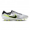 Nike Tiempo Legend 10 Elite Fg Argento Nero - Scarpe Da Calcio Uomo