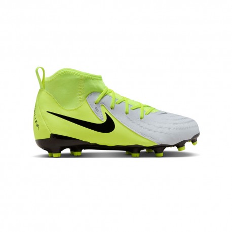 Nike Phantom Luna Ii Acad Fg Mg Volt Nero - Scarpe Da Calcio Bambino