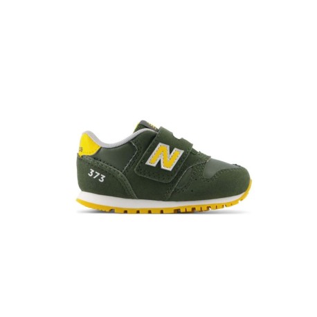 New Balance 373 Mesh Suede Tdv Verde Giallo - Sneakers Bambino