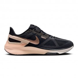 Nike Structure 25 Nero Metallic Rosso Bronze - Scarpe Running Donna