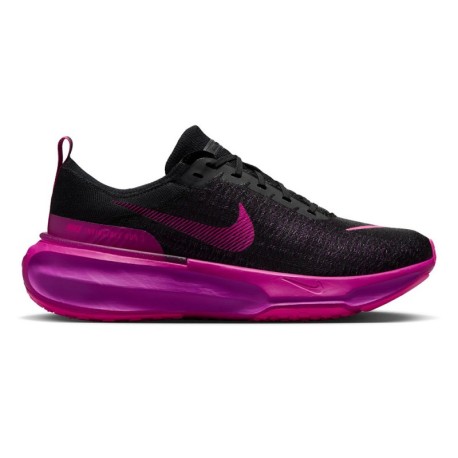 Nike Zoomx Invincible Run 3 Nero Laser Fuchsia - Scarpe Running Uomo