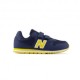 New Balance 500 Mesh Lea Tdv Blu Giallo - Sneakers Bambino