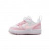 Nike Court Borough Low Recraft Td Bianco Rosa - Sneakers Bambina