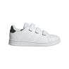 ADIDAS Advantage Cf Ps Bianco Nero Argento - Sneakers Bambina