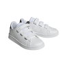 ADIDAS Advantage Cf Ps Bianco Nero Argento - Sneakers Bambina