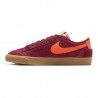 Nike Blazer Low 77 Vintage Rosso Arancio - Sneakers Donna