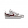 Nike Court Borough Recraft Hf Gs Bianco Bordo' - Sneakers Bambino