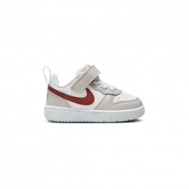 Nike Court Borough Recraft Hf Td Bianco Bordo' - Sneakers Bambino