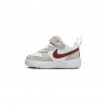 Nike Court Borough Recraft Hf Td Bianco Bordo' - Sneakers Bambino