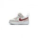 Nike Court Borough Recraft Hf Td Bianco Bordo' - Sneakers Bambino