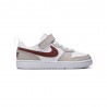 Nike Court Borough Recraft Hf Ps Bianco Bordo' - Sneakers Bambino