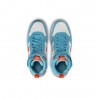 Nike Court Borough Mid 2 Gs Bianco Azzurro Ara - Sneakers Bambino