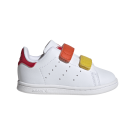 Adidas Originals Stan Smith Td Bianco Rosso - Sneakers Bambino