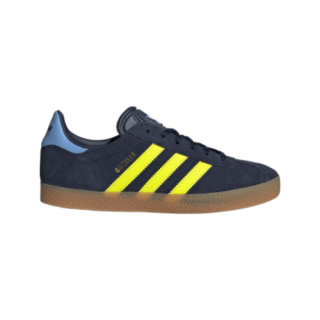 Adidas Originals Gazelle Gs Blu Giallo - Sneakers Bambino