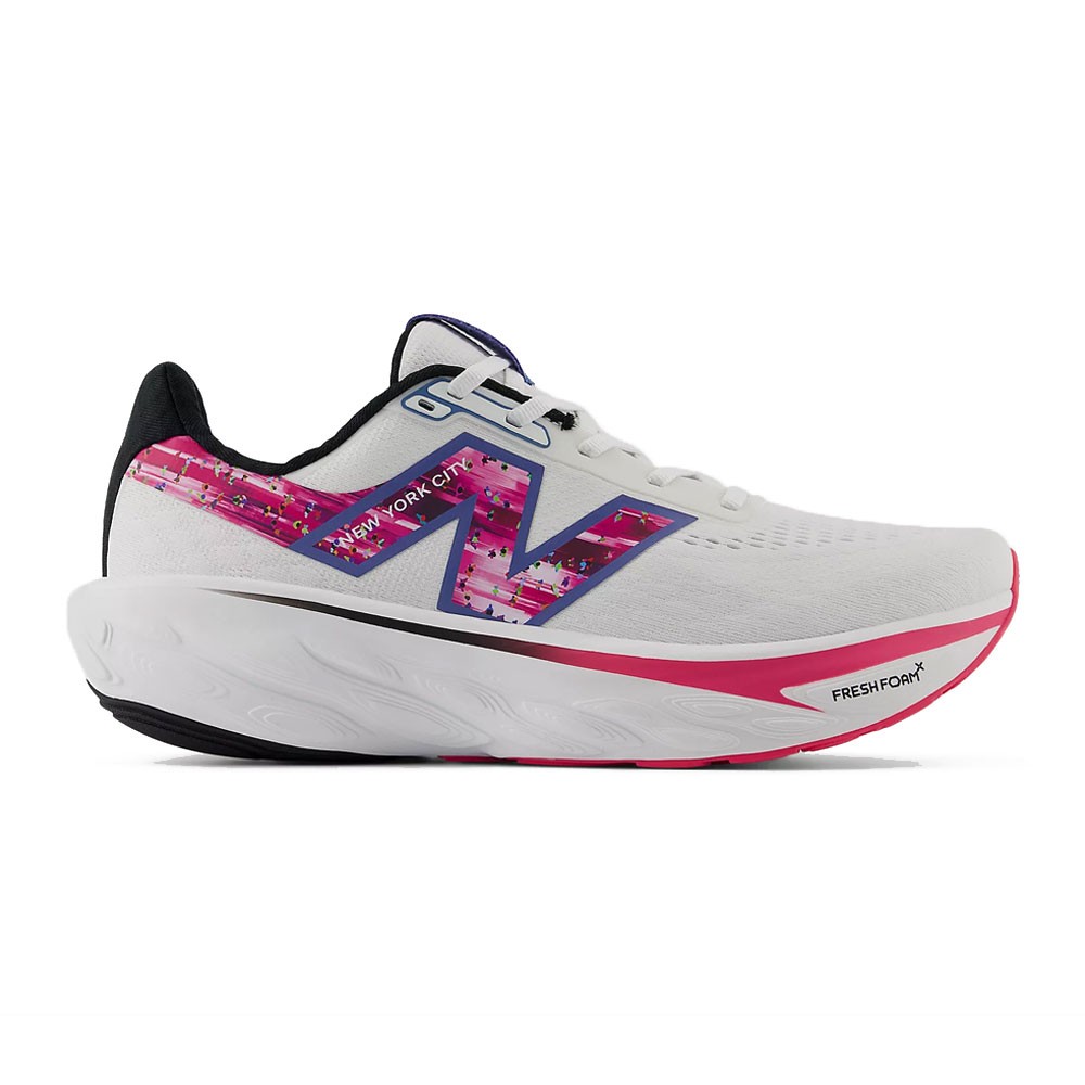 Image of New Balance Fresh Foam X 1080 TCS NYC Bianco Rosa Nero - Scarpe Running Uomo EUR 44.5 / US 10.5068