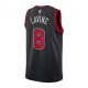 Nike Canotta Basket Nba Chicago Stmnt Lavine Nero Rosso Uomo