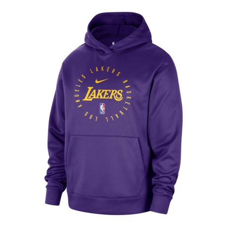 Nike Felpa Nba Lakers Sptl Viola Uomo