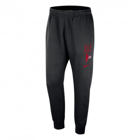 Nike Pantaloni Tuta Nba Chicago Club Nero Uomo