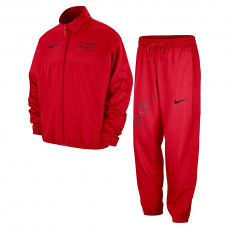 Nike Tuta Nba Chicago Rosso Uomo