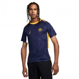 Nike T-Shirt Inter Pre-Macht Blu Oro Uomo