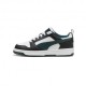 Puma Rebound V6 Lo Gs Bianco Verde - Sneakers Bambino