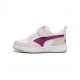 Puma Rebound V6 Lo Ac Ps Bianco Fucsia - Sneakers Bambina