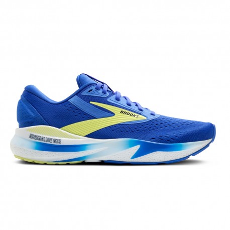 Brooks Adrenaline Gts 24 Cobalt Neo Giallo - Scarpe Running Uomo