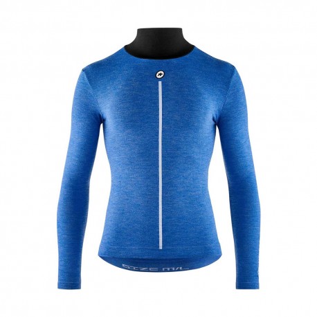 Assos Maglia Ciclismo Ultraz Winter Skin Layer P1 Calypso Blue Uomo