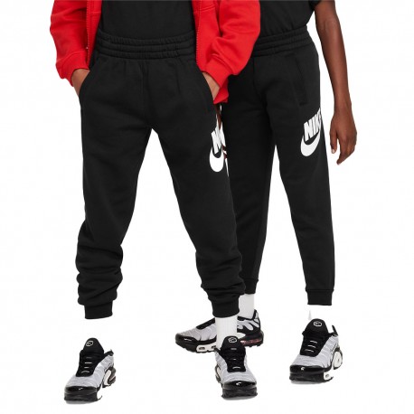 Nike Pantaloni Con Polsino Logo Nero Bambino