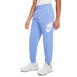 Nike Pantaloni Con Polsino Logo Azzurro Bambino