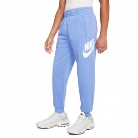 Nike Pantaloni Con Polsino Logo Azzurro Bambino