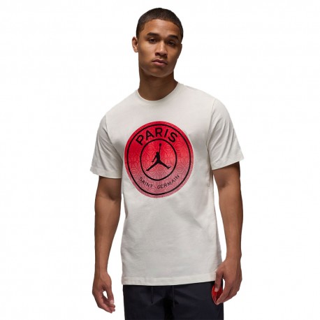 Nike T-Shirt Jordan X Psg Bianco Uomo