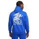 Nike Sportswear Club Felpa Con Cappuccio Blu Uomo