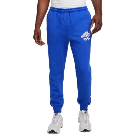 Nike Pantaloni Con Polsino Blu Uomo