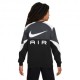 Nike Felpa Giro Logo Air Nero Bambino