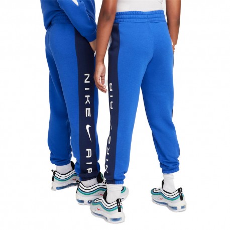 Nike Pantaloni Con Polsino Air Blu Bambino