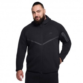 Nike Tech Fleece Felpa Con Cerniera Nero Uomo