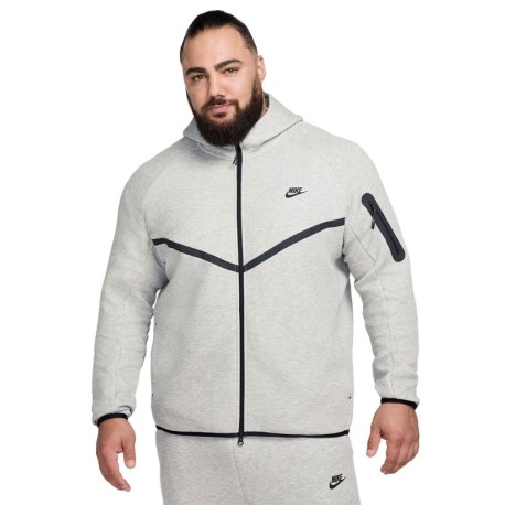 Nike Tech Fleece Felpa Con Cerniera Grigio Uomo