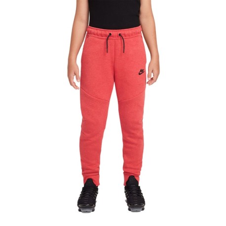 Nike Sportswear Tech Fleece Pantaloni Con Polsino Rosso Bambino