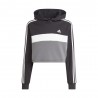 ADIDAS Completo Tuta Nero Bianco Bambino