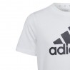 ADIDAS T-Shirt Bianco Nero Bambino