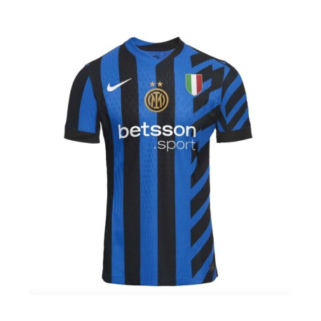 Nike Maglia Maniche Corte Inter Home 24 25 Blu Nero Uomo