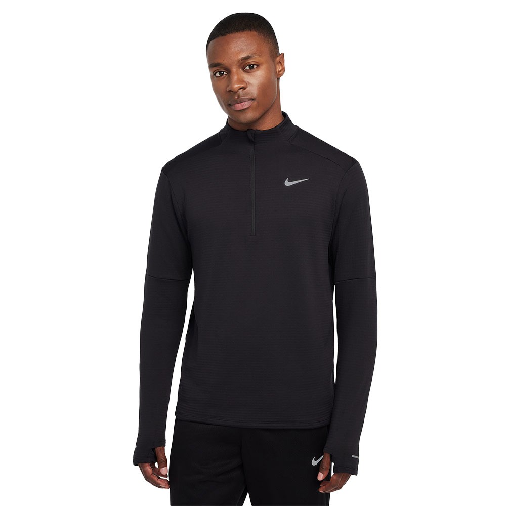 Image of Nike Maglia Manica Lunga Hz Element Nero Uomo L068