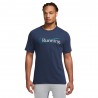 Nike T-Shirt Heritage Midnight Navy Teal Uomo