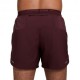 Nike Pantaloncini Running Stride 5" Burgundy Crush Reflective Argento Uomo