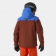 Helly Hansen Giacca Sci Gravity Arancio Turchese Uomo